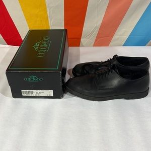 Men’s black oxford dress shoes – size 9